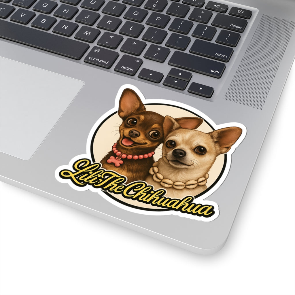 Chihuahua Sticker 🐾 | Lili The Chihuahua – Cute Dog Laptop & Water Bottle Decal