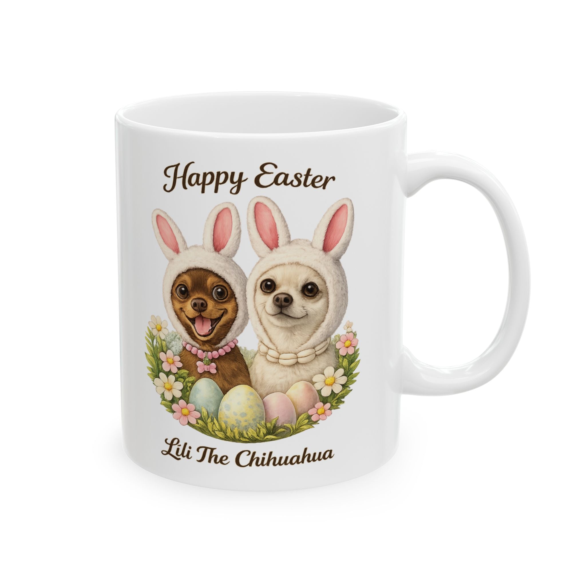 Cute Chihuahua Mug 🐾 | Lili The Chihuahua – Easter Dog Lovers Gift