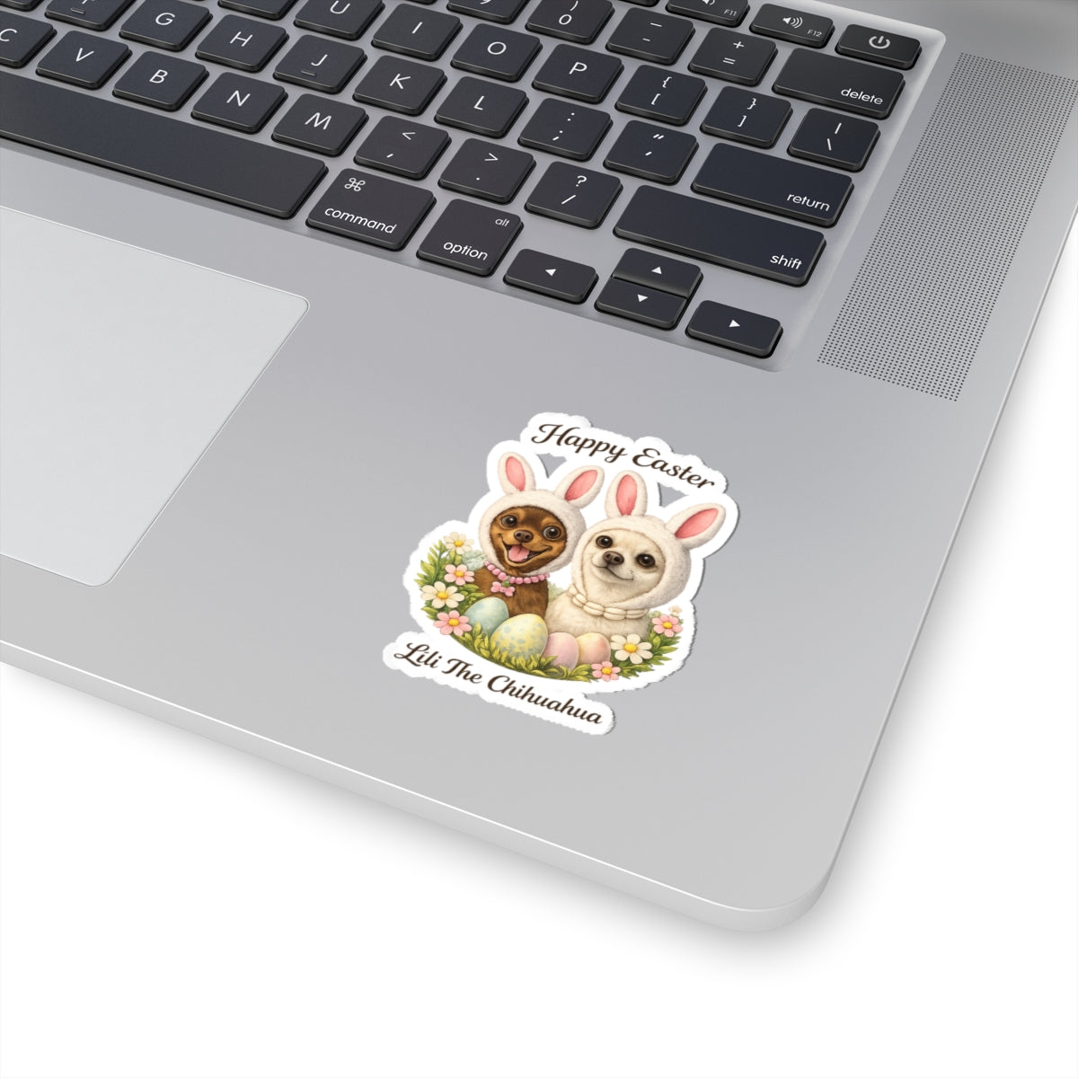 Easter Chihuahua Sticker 🐰🐾 | Lili The Chihuahua – Cute Bunny Dog Decal