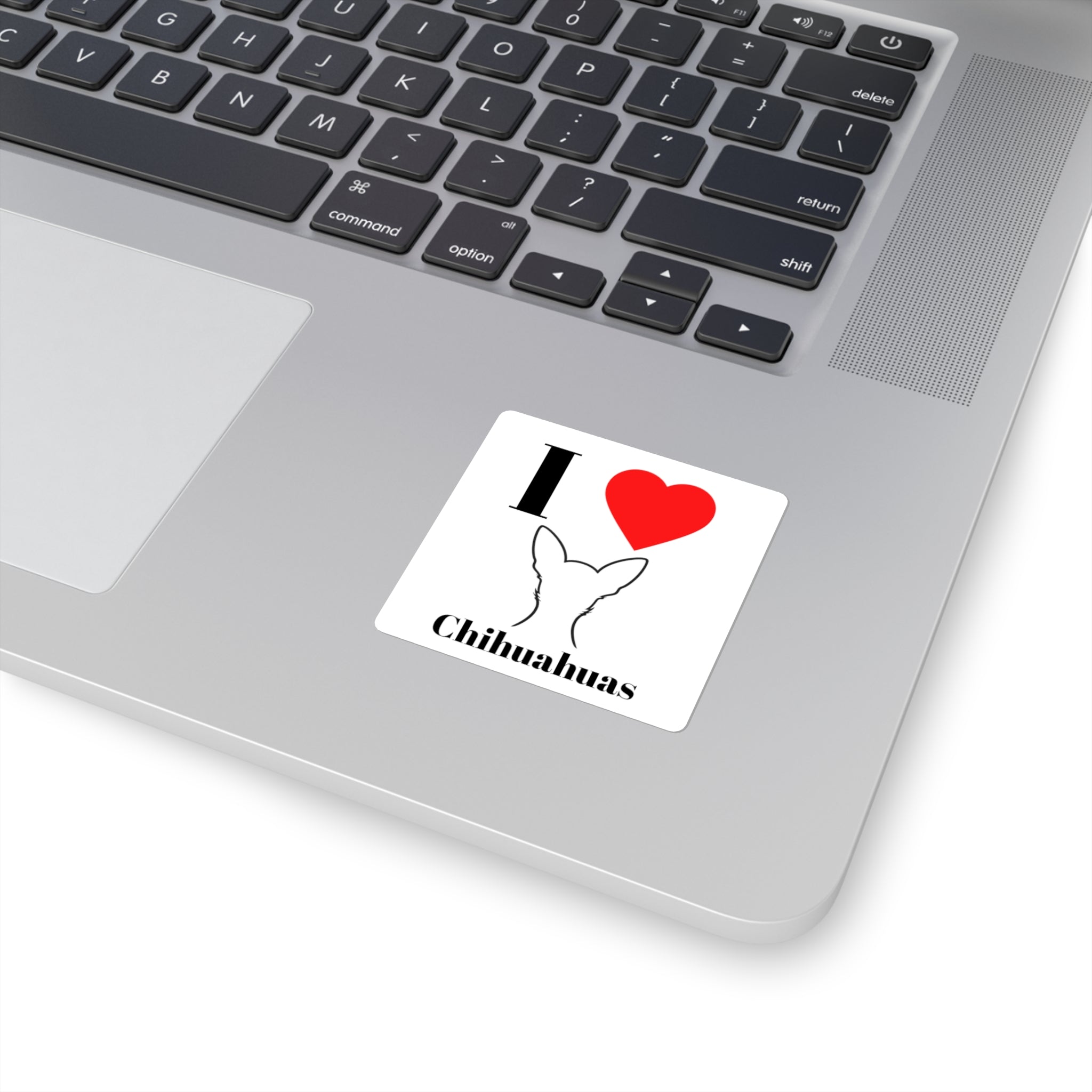 I ❤️ Chihuahuas Sticker – Cute Dog Lover Vinyl Decal