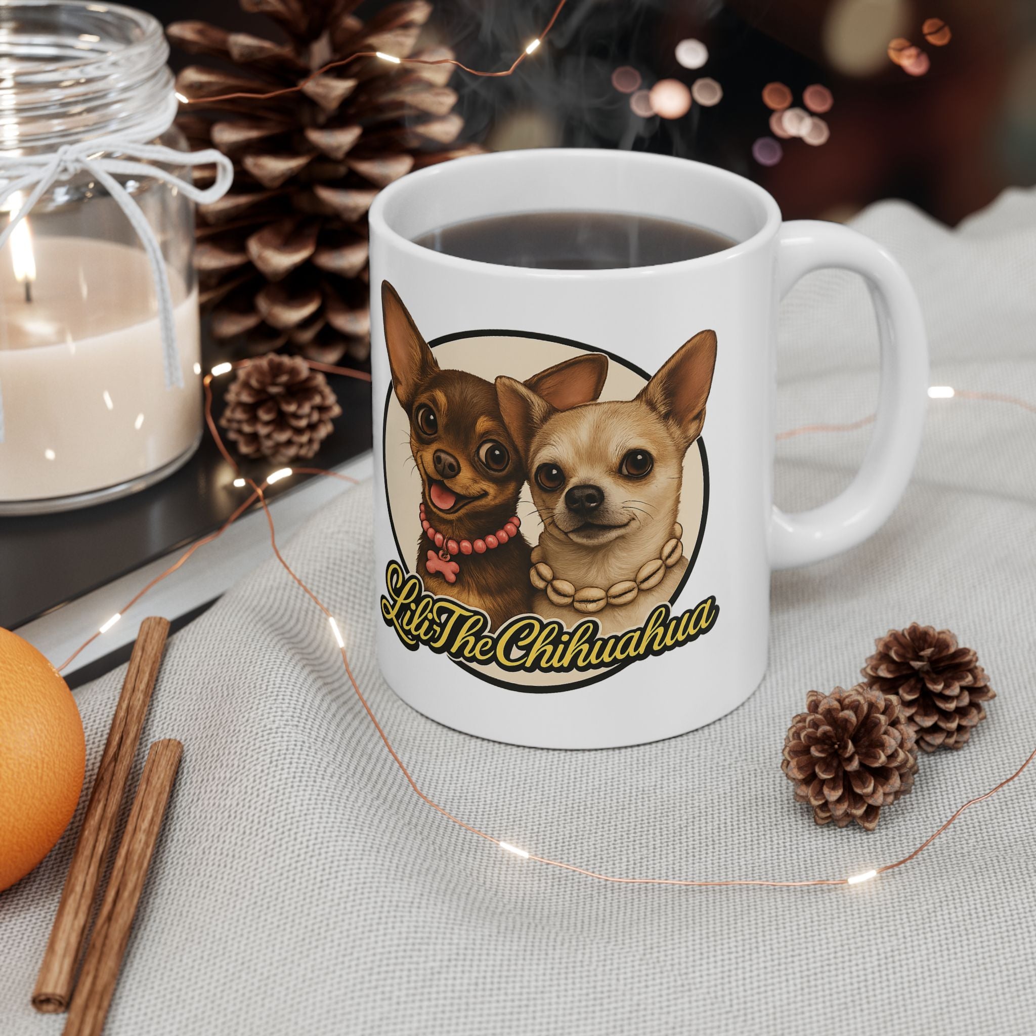 Chihuahua Mug 🐾 | Lili & Junior – Cute Dog Coffee Cup for Dog Lovers