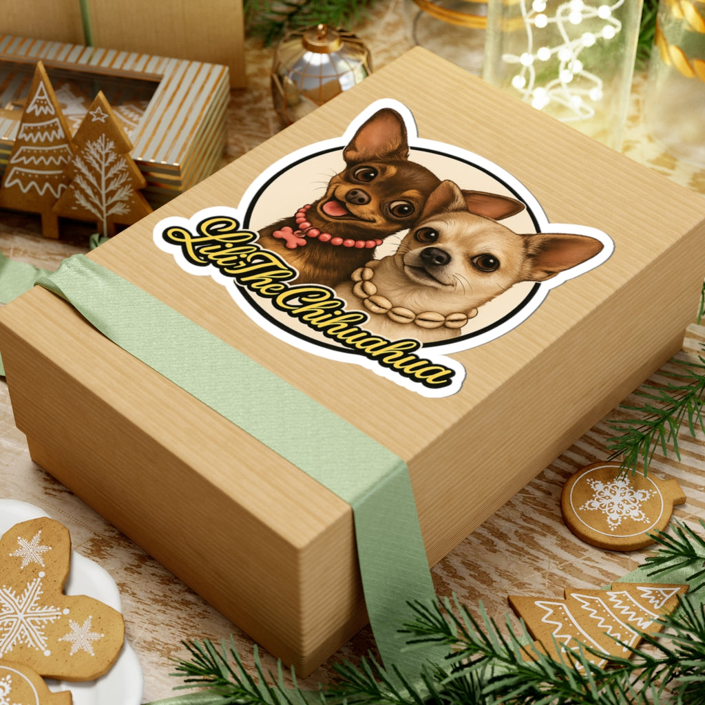 Chihuahua Sticker 🐾 | Lili The Chihuahua – Cute Dog Laptop & Water Bottle Decal