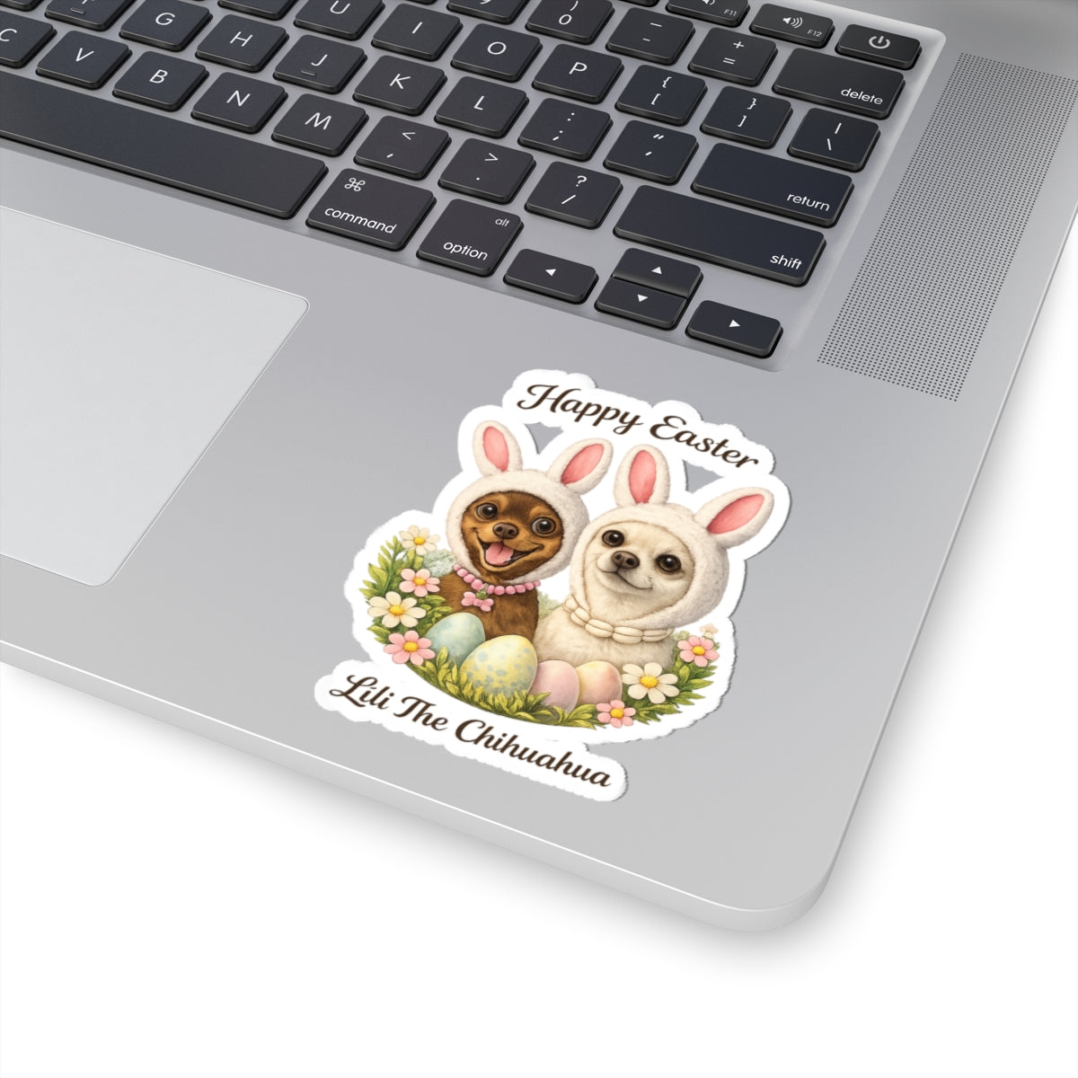 Easter Chihuahua Sticker 🐰🐾 | Lili The Chihuahua – Cute Bunny Dog Decal